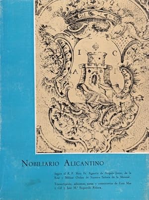 Seller image for NOBILIARIO ALICANTINO for sale by Librera Vobiscum