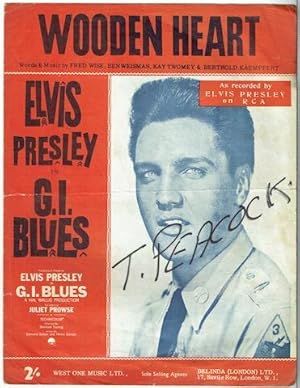 Bild des Verkufers fr Wooden Heart: As Recorded By Elvis Presley zum Verkauf von Hall of Books