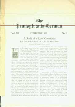 The Pennsylvania-German Vol. XII No. 2 February 1911.
