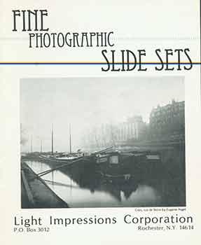Imagen del vendedor de Fine Photographic Slide Sets. a la venta por Wittenborn Art Books
