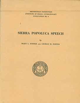 Seller image for Sierra Popoluca Speech. for sale by Wittenborn Art Books