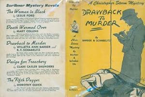 Imagen del vendedor de Drawback to murder : a Christopher Storm mystery. Dust Jacket for Original First Edition. a la venta por Wittenborn Art Books