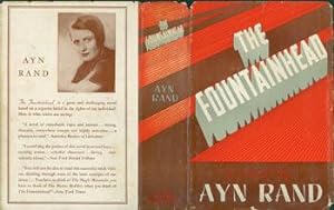 The Fountainhead. Second Issue Dust Jacket with price ($3.00) listed on flap inside cover, unclip...