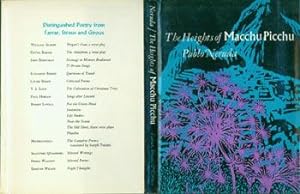 Immagine del venditore per The Heights Of Macchu Picchu. Dust Jacket for First American Edition with price ($4.95) listed on flap inside cover. venduto da Wittenborn Art Books