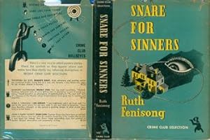 Snare For Sinners. Dust Jacket for First US Edition, price ($2.25) on flap inside cover.