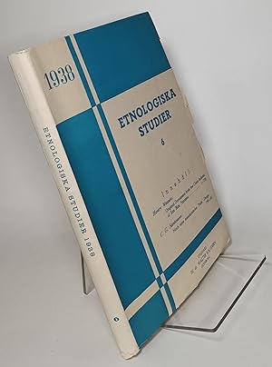 Imagen del vendedor de Ethnological Studies 6 including Henry Wassen 'Documents Cuna Indians' and C.G. Santesson 'Noch Eine Mexicanische Piule Droge' a la venta por COLLINS BOOKS