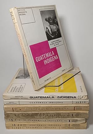 Imagen del vendedor de Guatemala Indigena (Lot of 8 miscellaneous volumes) 1970-1979 a la venta por COLLINS BOOKS