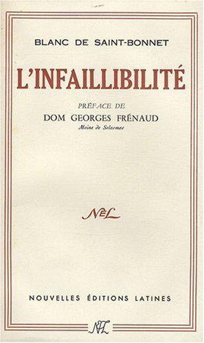 Imagen del vendedor de L infaillibilite a la venta por JLG_livres anciens et modernes