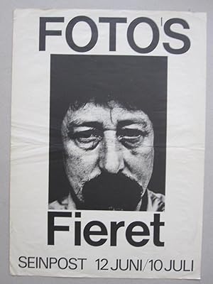 Bild des Verkufers fr Gerard Petrus Fieret - Foto's Fieret (exhibition poster Seinpost) 1972 zum Verkauf von Antiquariaat Paul Nederpel