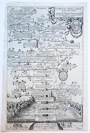 [Antique print, etching and engraving] Comites Hollandiae et Seelandiae ['Principum Christianorum...