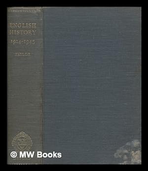 Imagen del vendedor de English history 1914-1945. [With maps and a bibliography] a la venta por MW Books