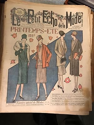 Le Petit Echo de la Mode. No. 9 XLIX Annee, Dimanche 27 Fevrier 1927.
