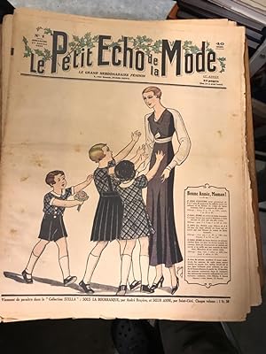 Le Petit Echo de la Mode. No. 1 LV Annee, Dimanche 1er Janvier 1933.