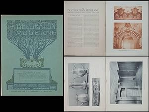 LA DECORATION MODERNE N°6 1906 ART NOUVEAU, GALLIA, DISCLYN LINN, HERMANT
