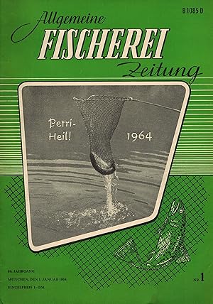 Image du vendeur pour Allgemeine Fischerei-Zeitung 89.Jahrgang 1964 (Heft 7 fehlt) 23 Hefte mis en vente par Clivia Mueller