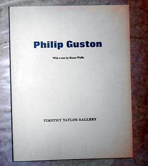 Image du vendeur pour Philip Guston (Timothy Taylor, London 10 February - 18 March 2006) mis en vente par David Bunnett Books