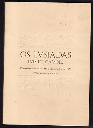 Seller image for Os Lusadas - Reproduo Paralela das duas edies de 1572 for sale by Biblioteca de Babel