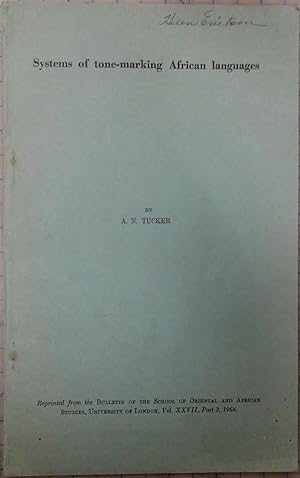 Systems of tone-marking African Languages