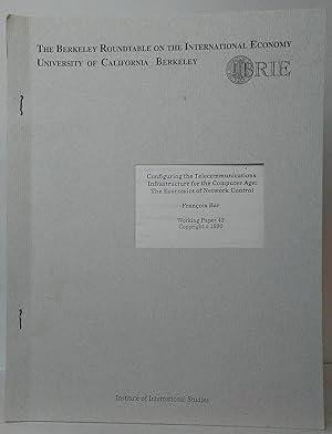 Configuring the Telecommunications Infrastructure for the Computer Age: The Economics of Network ...