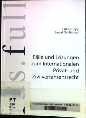 Bild des Verkufers fr Flle und Lsungen zum Internationalen Privat- und Zivilverfahrensrecht. ius.full zum Verkauf von books4less (Versandantiquariat Petra Gros GmbH & Co. KG)