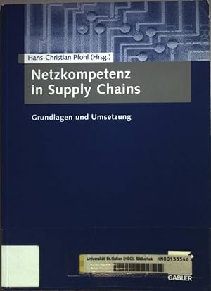 Bild des Verkufers fr Netzkompetenz in supply chains : Grundlagen und Umsetzung. zum Verkauf von books4less (Versandantiquariat Petra Gros GmbH & Co. KG)