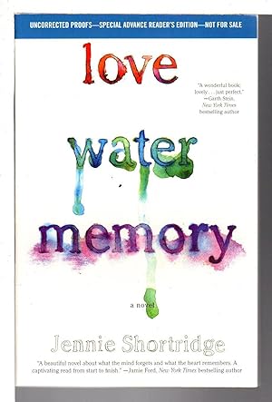 Image du vendeur pour LOVE WATER MEMORY. mis en vente par Bookfever, IOBA  (Volk & Iiams)
