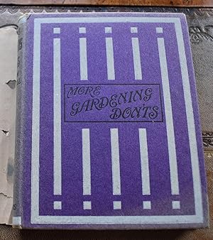 Imagen del vendedor de More Gardening Don'ts a la venta por Dodman Books