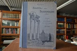 Praktische Baustil- und Bauformenlehre auf geschichtlicher Grundlage. 3 Bände systematischer Abbi...