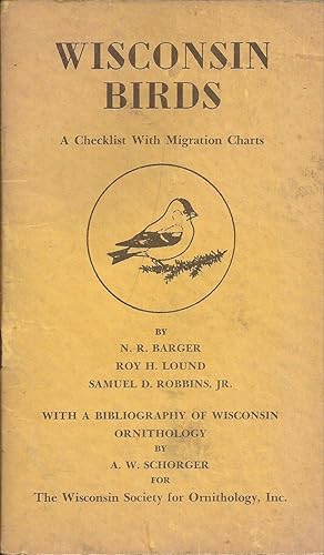 Seller image for Wisconsin Birds: A Checklist with Migration Charts for sale by Auldfarran Books, IOBA