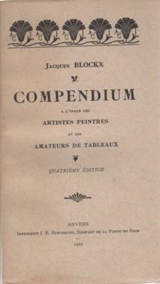 Compendium a l`usage des artistes peintres et des amateurs de tableaux.