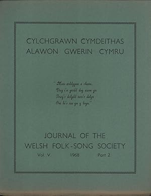 Seller image for Cylchgrawn Cymdeithas Alawon Gwerin Cymru = Journal of the Welsh Folk Song Society, Vol. 5, Part 2 for sale by Masalai Press