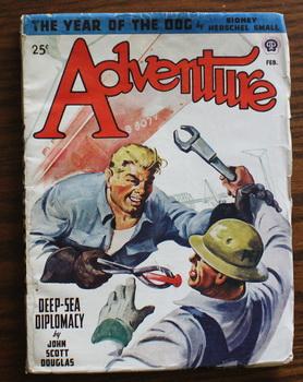 Seller image for ADVENTURE (Pulp Magazine). February 1947; -- Volume 116 #4 Justice at Jijiga by Kern L. Perc // Charley Hoe Handle and the Fifty-Buck Beaver by Jim Kjelgaard; for sale by Comic World