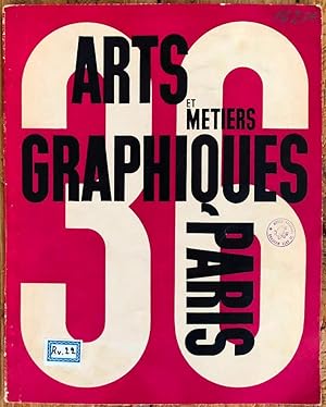 Arts et Métiers Graphiques. Numéro 36, 1933