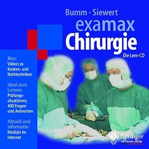 Examax Chirurgie, 1 CD-ROM Die Lern-CD Videos zu Knoten- und Nahttechniken