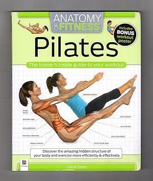 Anatomy of Fitness Pilates, with 36.5 " x 21.75" Poster