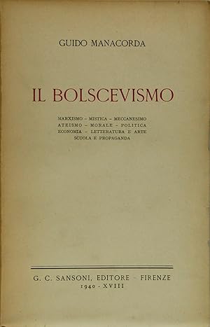 Seller image for Il bolscevismo for sale by FABRISLIBRIS