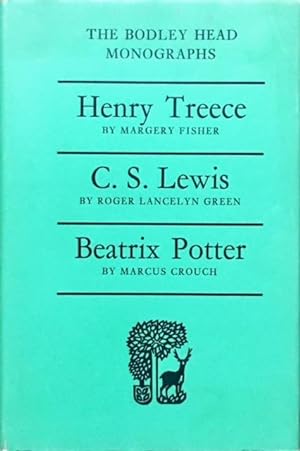 THREE BODLEY HEAD MONOGRAPHS: Henry Treece by Margery Fisher, C.S. Lewis by Roger Lancelyn Green,...