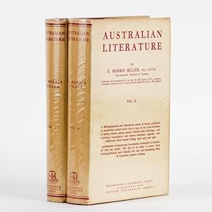 Bild des Verkufers fr Australian literature : from its beginnings to 1935. Vol I & II zum Verkauf von Douglas Stewart Fine Books