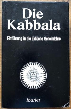 Bild des Verkufers fr Die Kabbala. (Einfhrung in die jdische Geheimlehre). Uebers. v. Julius Nestler. zum Verkauf von Antiquariat Lohmann