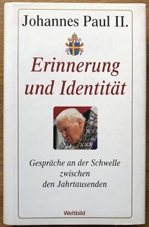 Bild des Verkufers fr Johannes Paul II. Erinnerung und Identitt. Gesprche an der Schwelle zwischen den Jahrtausenden. zum Verkauf von Antiquariat Lohmann