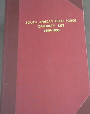 South African Field Force Casualty List 1899-1900