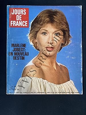 JOURS DE FRANCE-N°1086-DU 6 AU 12 OCTOBRE 1975-MARLENE JOBERT