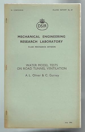 Bild des Verkufers fr Water Model Tests on Road Tunnel Ventilation zum Verkauf von Sonnets And Symphonies
