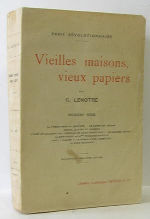 Image du vendeur pour Vieilles maisons vieux papiers (paris rvolutionnaire) mis en vente par crealivres