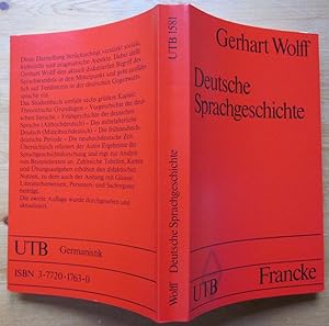 Bild des Verkufers fr Deutsche Sprachgeschichte. zum Verkauf von Antiquariat Roland Ggler