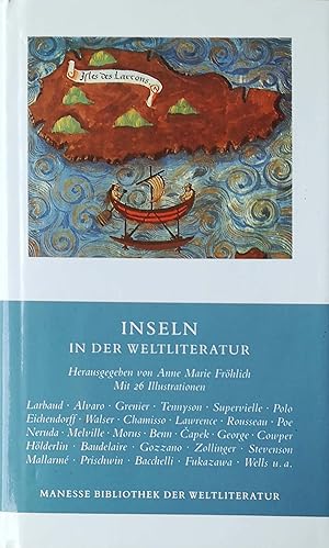 Seller image for Inseln in der Weltliteratur. Nachwort von Federico Hindermann. Mit 26 Illustrationen. for sale by Versandantiquariat Ruland & Raetzer