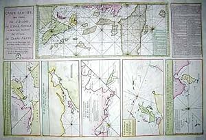 Carte réduite des Cotes de l'Acadie, de l'Isle Royale.