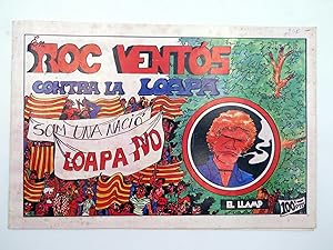 Imagen del vendedor de EN ROC VENTS CONTRA LA LOAPA (August Bernat I Constant ?Uts?) El Llamp, 1982. OFRT a la venta por Libros Fugitivos