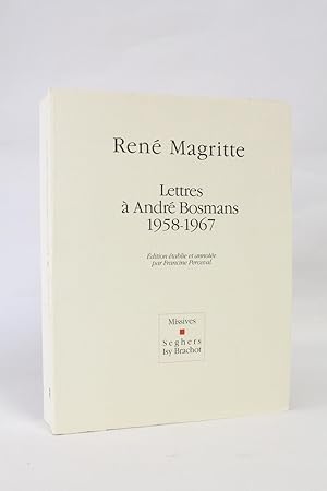 Image du vendeur pour Lettres  Andr Bosmans 1958-1967 mis en vente par Librairie Le Feu Follet