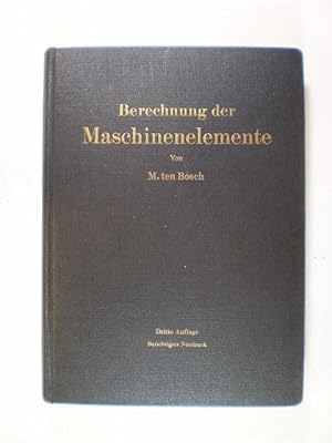 Berechnung der Maschinenelemente